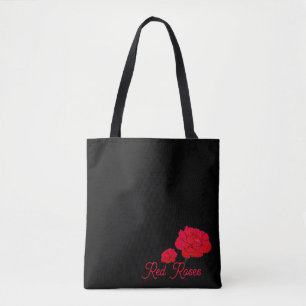 Rote Rosen Tasche