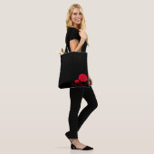 Rote Rosen Tasche (Am Model)