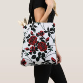 Rote Rosen. Tasche (Von Nahem)