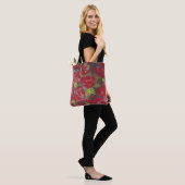 Rote Rosen Tasche (Am Model)