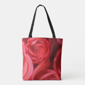 Rote Rosen Tasche (Rückseite)