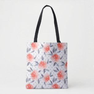 Rote Rosen Tasche