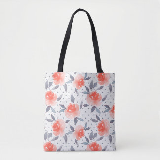 Rote Rosen Tasche