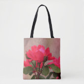 Rote Rosen Tasche (Vorderseite)