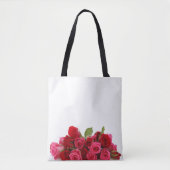Rote Rosen Tasche (Vorderseite)
