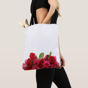 Rote Rosen Tasche