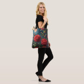 Rote Rosen Tasche (Am Model)