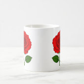 Rote Rosen Tasse (Mittel)