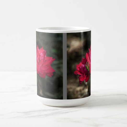 Rote Rosen-Tasse Kaffeetasse (Mittel)