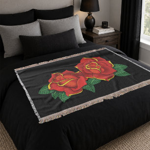 Rote Rosen Tattoo Decke