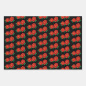 Rote Rosen Tattoo Geschenkpapier Set (Vorderseite 3)