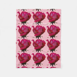 rote Rosen Thunder_Cove alle Farben Fleecedecke