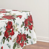 Rote Rosen Tischdecke (Beispiel)