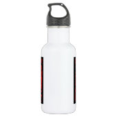 Rote Rosen Trinkflasche (Rückseite)