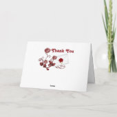 Rote Rosen & Umschlag Vielen Dank - Personalisiere Karte (Rückseite)