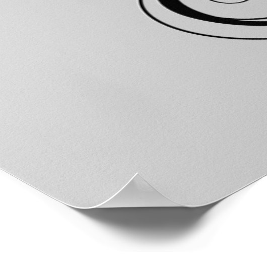 Rote Rosen und Black Skull Poster (Ecke)