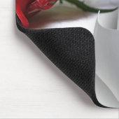Rote Rosen und Individuelle Name-Geschenke für Kra Mousepad (Ecke)
