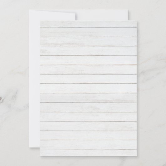 Rote Rosen und Kiefernwein Weihnachtsfest Brautpar Einladung (Rückseite)