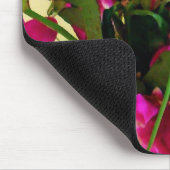 Rote Rosen und Orchideen_ Mousepad (Ecke)
