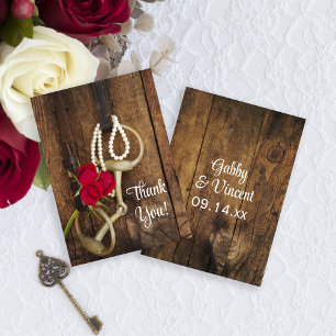Rote Rosen und Pferdchen Land Hochzeitstags