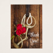 Rote Rosen und Pferdchen Land Hochzeitstags (Vorderseite)