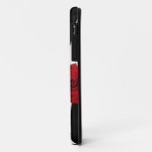 ROTE ROSEN UND SCHWARZWEISS-ZEBRA-DRUCK Case-Mate iPhone HÜLLE (Hinten/Links)