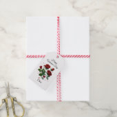 Rote Rosen Valentinstag Geschenkanhänger (Mit Garn)