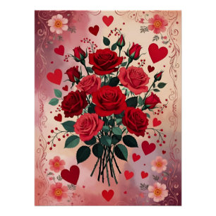 Rote Rosen, Valentinstag, Poster