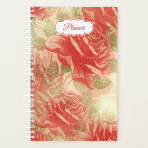 rote Rosen Vintager Musterplaner Planer