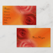 Rote Rosen Visitenkarte (Vorne/Hinten)
