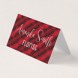 rote Rosen Visitenkarten