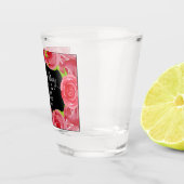 Rote Rosen Wasserfarbe Derby Day Schnapsglas (Rechts)