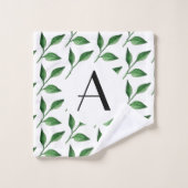 Rote Rosen Wasserfarben Handgemalt Badhandtuch Set (Waschlappen)