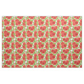Rote Rosen Wasserfarbennahes Muster Stoff (Fat Quarter (45,7 x 55,9 cm))