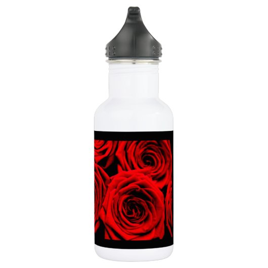 Rote Rosen Wasserflasche (Rechts)