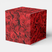 Rote Rosen zerschmettern Geschenkschachtel (Rückseite)