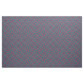 Rote Rosen zu Dusky Blue Calico Stoff (Yard (91,4 cm))