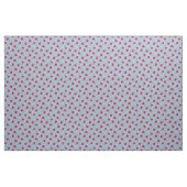 Rote Rosen zu Light Blue Calico Stoff (Yard (91,4 cm))
