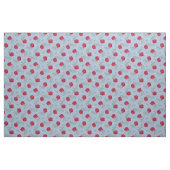 Rote Rosen zu Light Blue Calico Stoff (Fat Quarter (45,7 x 55,9 cm))