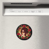 Rote Rosen Zuckerpuppe Magnet (In Situ (Geschirrspüler))
