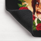 Rote Rosen Zuckerpuppe Mousepad (Ecke)