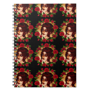 Rote Rosen Zuckerpuppe Notizblock
