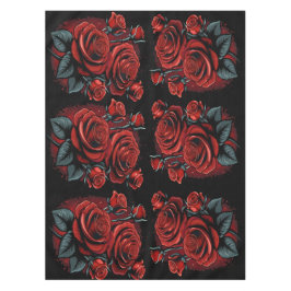 Rote Rosen zum Party Atemberaubender Kunst Tischdecke