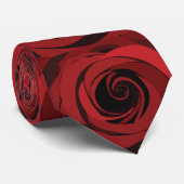 Rote Rosenblume Krawatte (Gerollt)