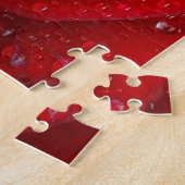 Rote Rosenblume Puzzle (Seite)