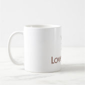 Rote Rosenblumen Kaffeetasse (Links)