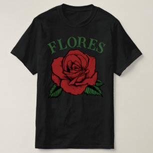 rote Rosenblumen T-Shirt