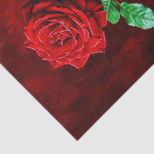 Rote Rosenblumenmalerei Seidenpapier (Ausschnitt)