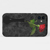 Rote Rosenromantik Case-Mate iPhone Hülle (Rückseite (Horizontal))