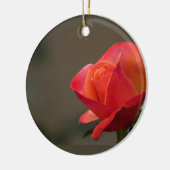 Rote, rote Blume Keramikornament (Links)